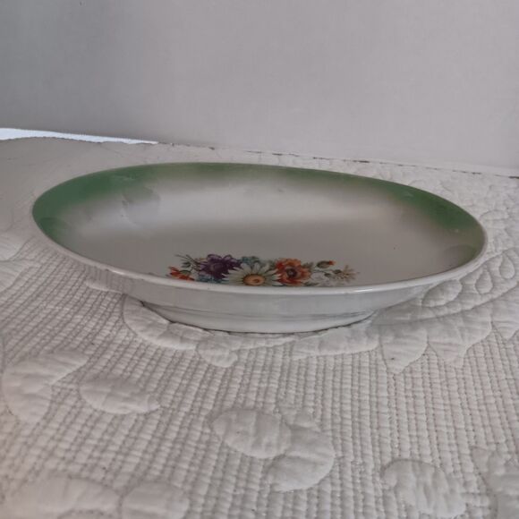 Greiner & Herda Oberkotzau GHO Bavarian Lusterware Oval Porcelain Dish - Picture 5 of 8